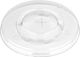 Ready Capace Pahar de Unică Folosință Capacul domului LID-B-FLAT90MM în culoarea Transparent (400buc)