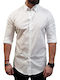Long-sleeved Cotton Shirt White