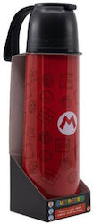 Stor Бутилка Термос Super Mario Non Spill 495ml Бордо Stor Бутилка Термос Super Mario Non Spill 495ml Бордо