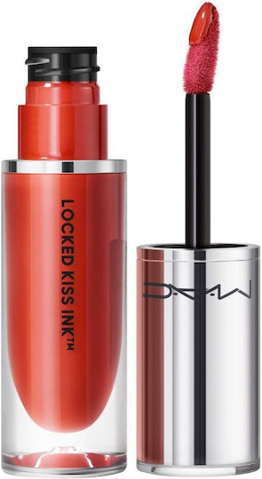 M.A.C Locked Kiss Ink Flüssig Lippenstift Matt Brazen 4ml