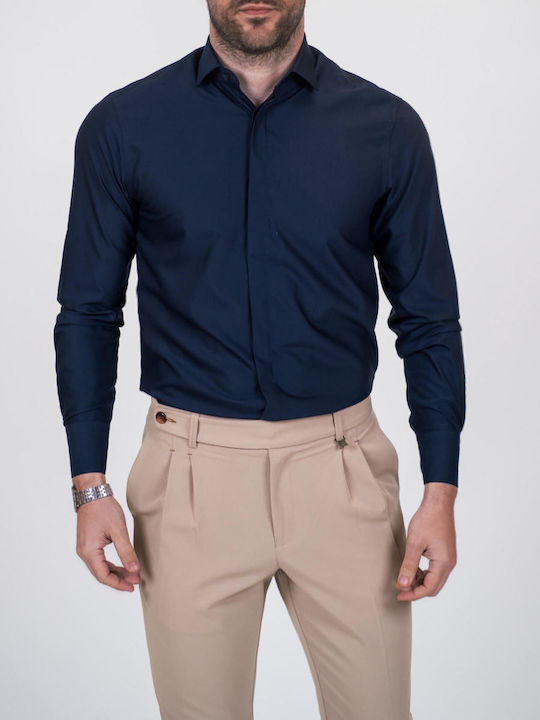 PREMIUM SHIRT VITTORIO-BLUE