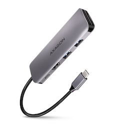 Axagon HMC-5 Stație de andocare cu USB-C HDMI 4K PD
