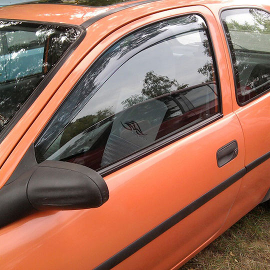 Szatuna Classic Set of Windbreakers Front Car for Opel Corsa (B) 3D 2pcs