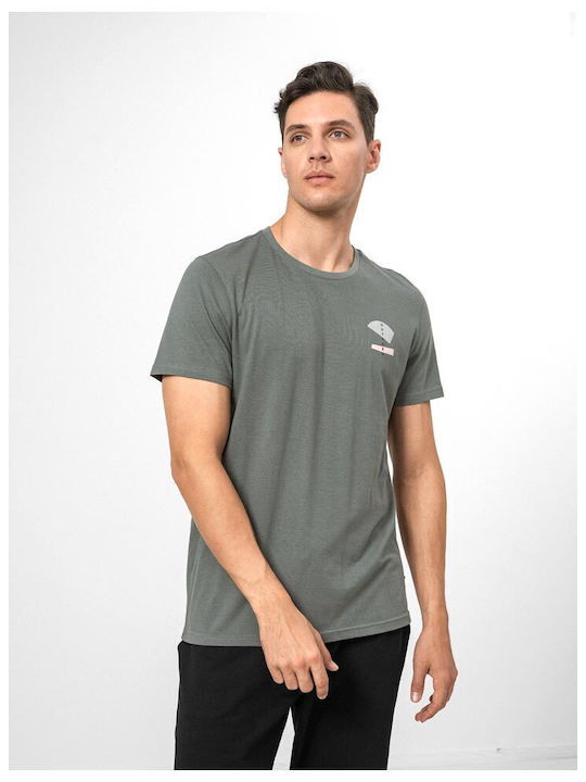 Outhorn Ανδρικό T-shirt Πράσινο με Λογότυπο