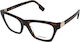 Women's Acetate Butterfly Brown Tortoise Prescription Eyeglass Frame BE2355 3002