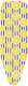 Ankor Σιδερόπανο Λεμόνια 130x46cm Κίτρινο
