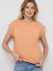 Pepe Jeans Women's T-shirt Orange