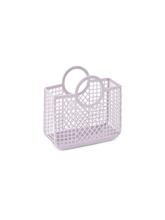 Liewood Cutie de Depozitare Jucării Pliabilă pentru Copii din Plastic Fuchsia 23x8.5x23cm 1buc