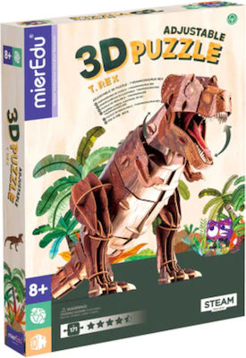 Mieredu Wooden Construction Toy Τυραννόσαυρος T-Rex Kid 8++ years