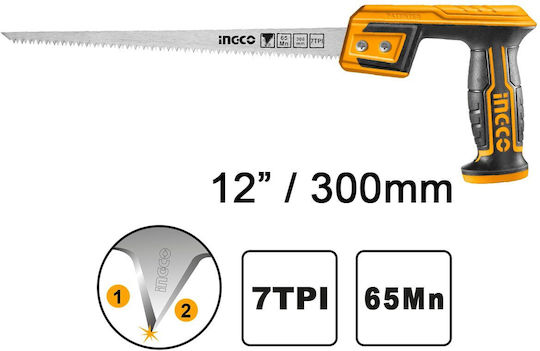 Ingco Wood Saw 30cm HCS30028C