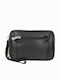 Leather Men's Bag Handbag Black