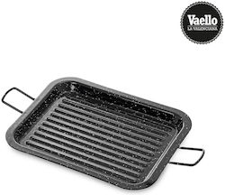 Vaello Non-Stick Baking Plate with Cast Iron Grill Surface 27x21cm