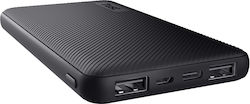 Trust Primo Ultra-Thin Power Bank 10000mAh 15W Black