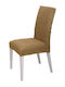 Without volant Elastic Cover for Chair Without Ruffles Beige 1pcs