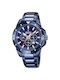 Festina Uhr Chronograph Batterie mit Blau Metallarmband