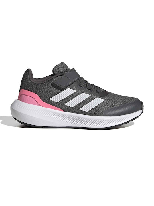 Adidas Αθλητικά Παιδικά Παπούτσια Running Runfalcon 3.0 El K Gray Six / Crystal White / Beam Pink