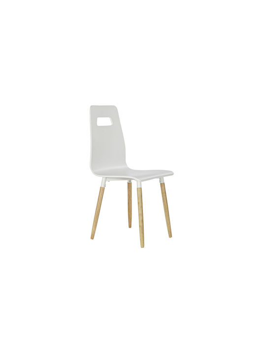 Kitchen Polypropylene Chair White 43x50x88cm