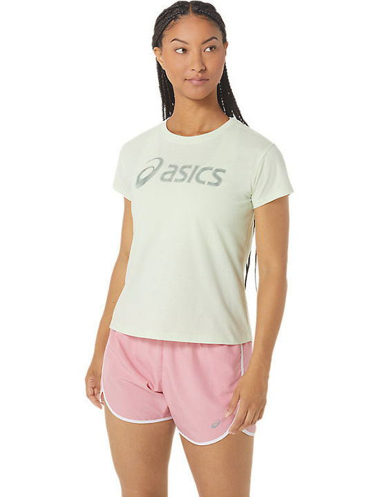 ASICS Damen Sport T-Shirt Grün