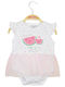 Energiers Baby Bodysuit Set Sleeveless White