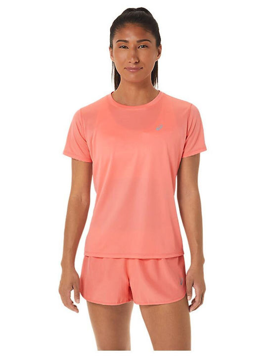 ASICS Katakana Γυναικείο Αθλητικό T-shirt Πορτοκαλί