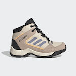 Adidas Pantofi de drumeție pentru copii Terrex Hyperhiker Sand Strata / Silver Violet / Acid Orange