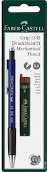 Faber-Castell Creion Mecanic 2 Bucăți Albastru