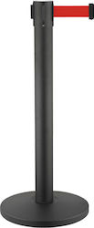 Horecabar Κολωνάκι Δαπέδου Μαύρο 3m 900.0038