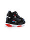 Wave B Παιδικά Sneakers με Σκρατς & Φωτάκια Μαύρα S32778-KK001