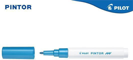 Pilot Pintor F Marker Permanent 2.8mm Blue Metallic