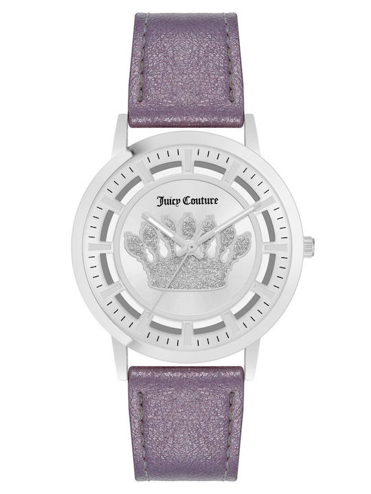 Juicy Couture Women's Watch with Purple Metal Bracelet