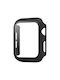 Sonique Plastikhülle mit Glas in Schwarz Farbe für Apple Watch 42mm