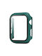 Sonique Plastikhülle mit Glas in Grün Farbe für Apple Watch 44mm
