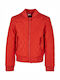Diamond Quilt Nylon Kinderjacken & Winterjacken Kurze Rote