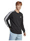 Essentials French Terry 3-Stripes Sweatshirt Black
