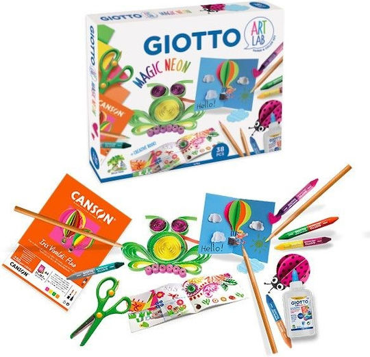 Giotto Κολάζ Art Lab Magic Neon 38τμχ