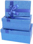 Box for Gift Blue 3pcs