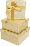 Box for Gift Gold 3pcs