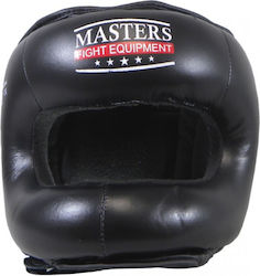 Sport Masters KSS5A Adult Full Face Boxing Headgear Synthetic Leather Black