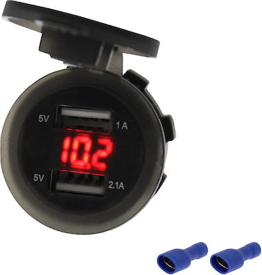 Digital Voltmeter with USB 12V/24V