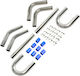 Lampa Admisie de aer auto Kit intercooler cu tevi universale (Φ51)