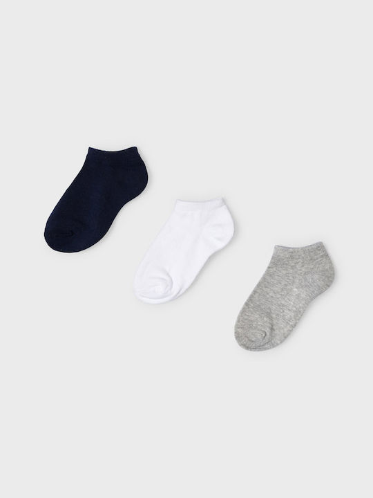 Mayoral Boys 3 Pack Ankle Socks Multicolour