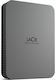 Lacie Mobile Drive Secure USB-C Extern HDD 4TB 3.5" Space Grey