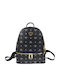 Leather Women's Bag Backpack Black