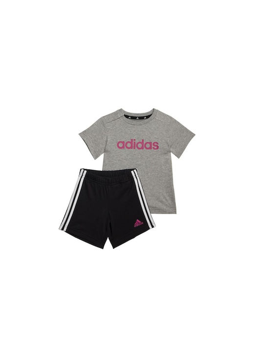 Adidas Kinder Set mit Shorts Sommer 2Stück Gray
