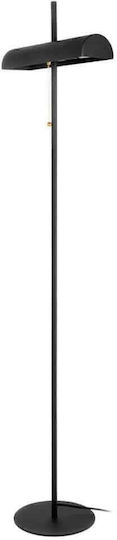 VK Lighting Floor Lamp H140xW36cm. with Socket for Bulb E27 Black