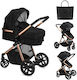 Momi Limuru Adjustable 2 in 1 Baby Stroller Suitable for Newborn Black 8.5kg