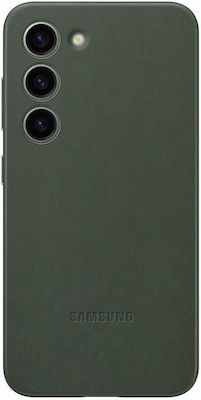 Samsung Leather Case Leather Back Cover Green (Galaxy S23)