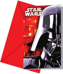 Procos Invitations Star Wars Star Wars Disney 6pcs 84166Invitations