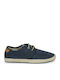 Tourist Classic Suede Men's Espadrilles in Blue Color