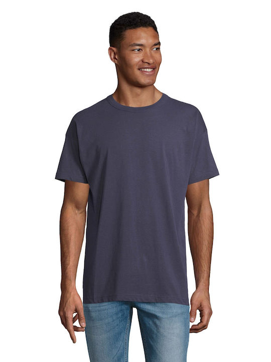 Sol's Ανδρικό Διαφημιστικό T-shirt σε Navy Μπλε...